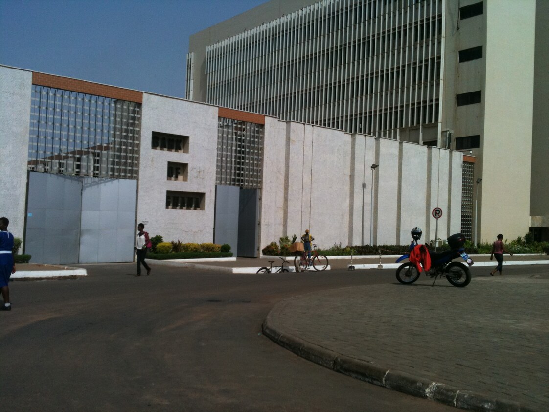 The Bank of Ghana building on High Street in Accra.