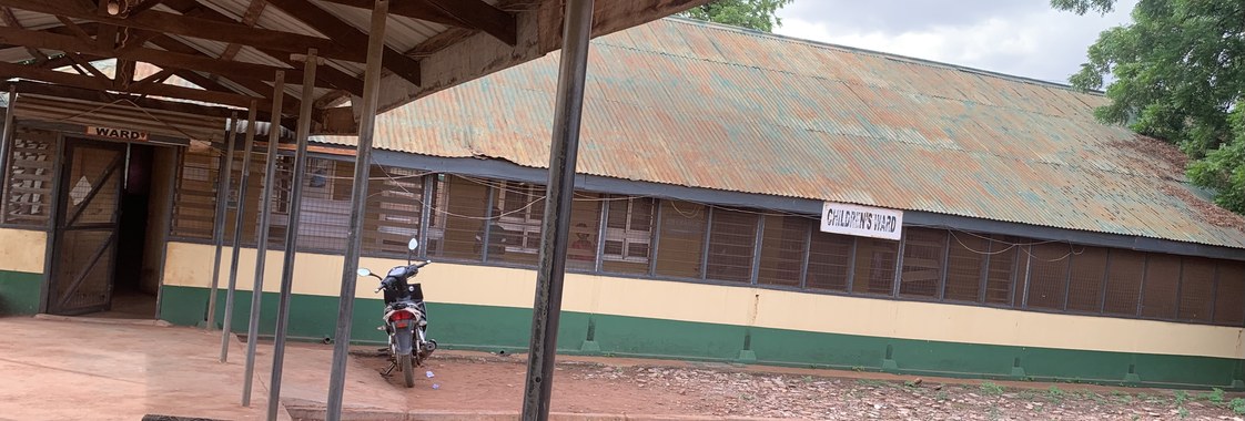 The Children's Ward building at the Northern Regional Hospital in Tamale.
