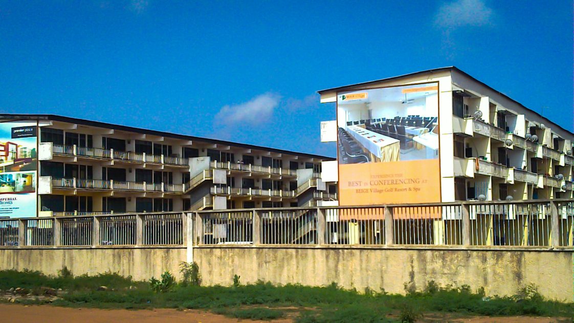 Public housing apartments in East Ridge, Accra.