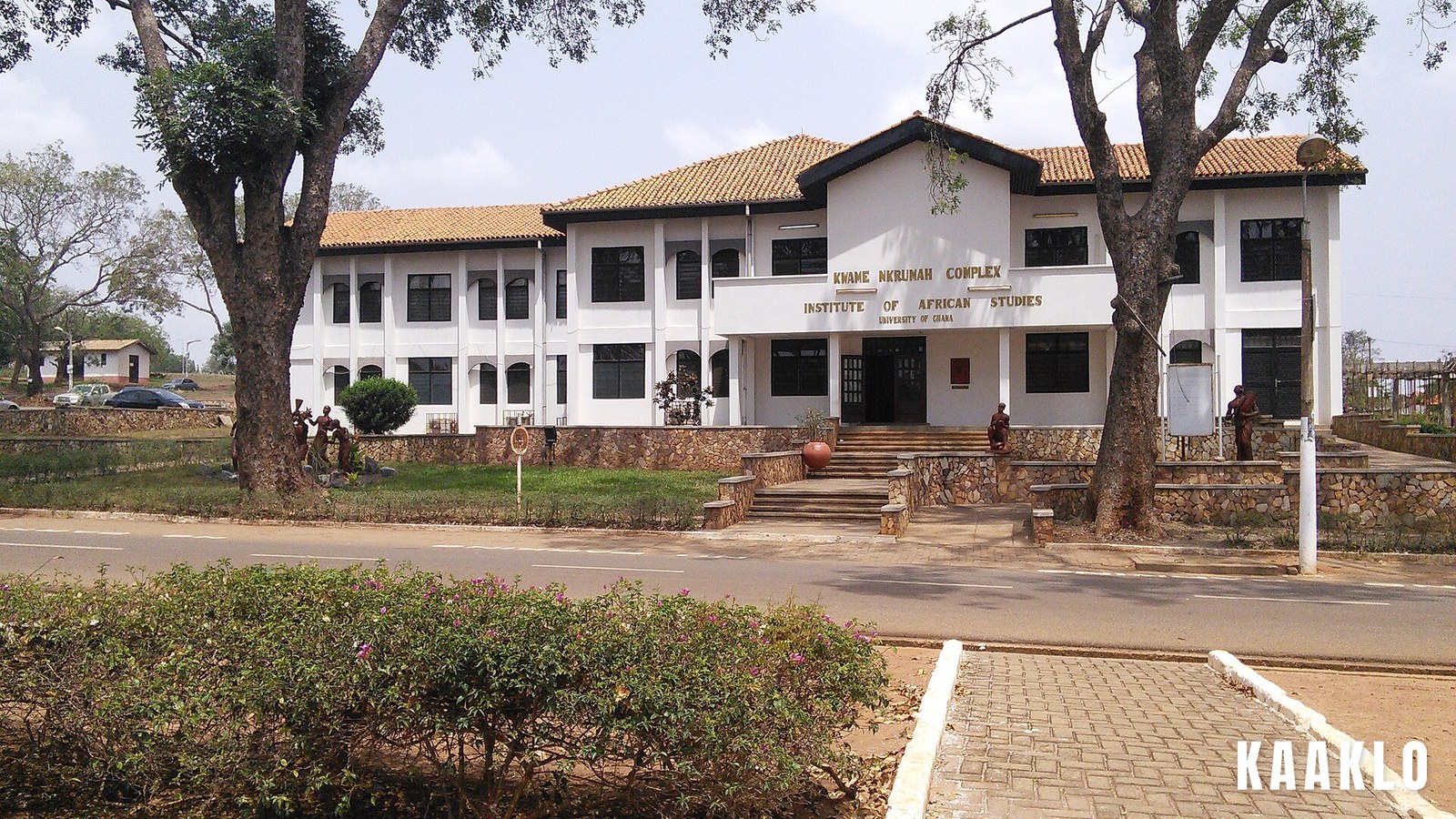 The Kwame Nkrumah Complex, home of the Institute of African Studies, on the University of Ghana campus at Legon.