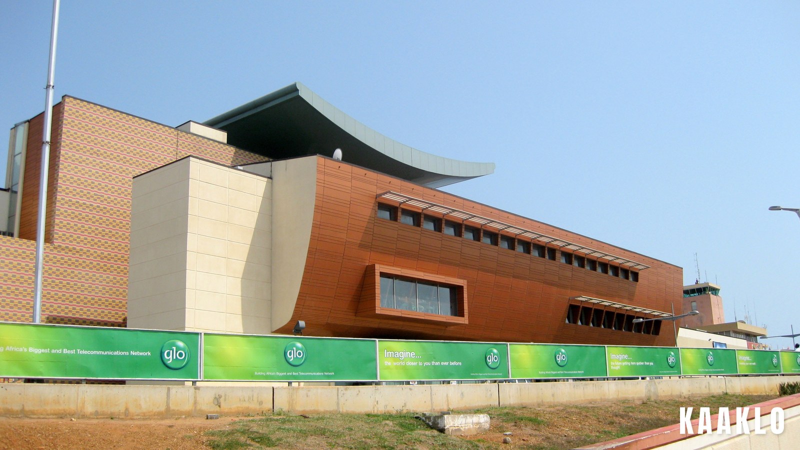The terminal building at Kotoka International Airport in Accra.